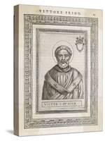 Pope Victor I Pope and Saint-Cavallieri-Stretched Canvas