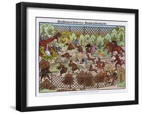 Popes and Monks Satirised-null-Framed Art Print