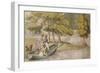 Popes Villa, Twickenham: The Outing, c1819-Thomas Rowlandson-Framed Giclee Print