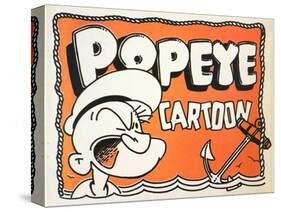 Popeye Cartoon, 1937-null-Stretched Canvas