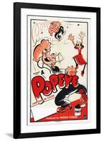 Popeye (Left)-null-Framed Art Print