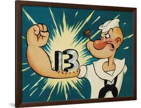 Popeye the Sailor, 1960-null-Framed Giclee Print