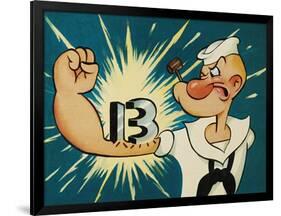 Popeye the Sailor, 1960-null-Framed Giclee Print