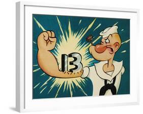 Popeye the Sailor, 1960-null-Framed Giclee Print