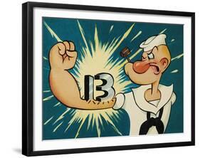 Popeye the Sailor, 1960-null-Framed Giclee Print