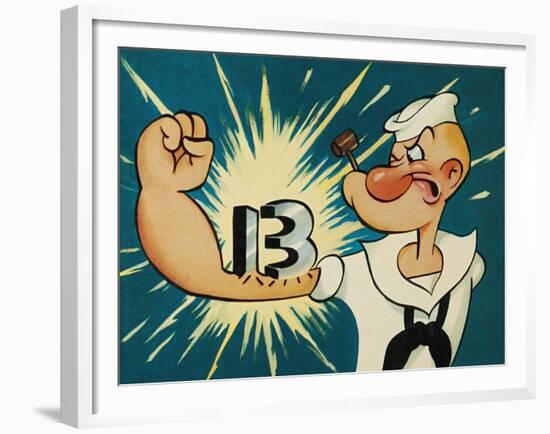 Popeye the Sailor, 1960-null-Framed Giclee Print