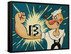 Popeye the Sailor, 1960-null-Framed Stretched Canvas