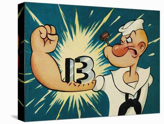 Popeye the Sailor, 1960-null-Stretched Canvas