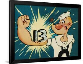 Popeye the Sailor, 1960-null-Framed Giclee Print