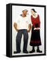Popeye-null-Framed Stretched Canvas