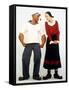 Popeye-null-Framed Stretched Canvas