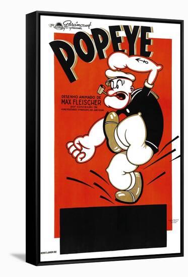 Popeye-null-Framed Stretched Canvas