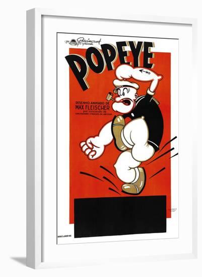 Popeye-null-Framed Art Print