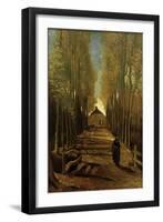 Poplar Avenue in Autumn, October 1884-Vincent van Gogh-Framed Premium Giclee Print