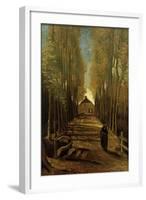 Poplar Avenue in Autumn, October 1884-Vincent van Gogh-Framed Giclee Print