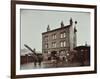 Poplar Fire Station, No 75 West India Dock Road, Poplar, London, 1905-null-Framed Photographic Print