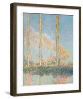 Poplars, 1891-Claude Monet-Framed Premium Giclee Print