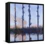 Poplars (1891)-Claude Monet-Framed Stretched Canvas