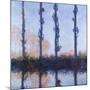 Poplars (1891)-Claude Monet-Mounted Giclee Print