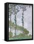 Poplars, 1891-Claude Monet-Framed Stretched Canvas