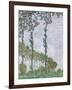 Poplars, 1891-Claude Monet-Framed Giclee Print