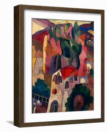 Poplars, 1916-Aristarkh Vasilyevich Lentulov-Framed Giclee Print