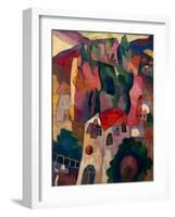 Poplars, 1916-Aristarkh Vasilyevich Lentulov-Framed Giclee Print