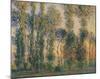 Poplars at Giverny, Sunrise, 1888-Claude Monet-Mounted Giclee Print
