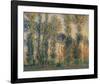 Poplars at Giverny, Sunrise, 1888-Claude Monet-Framed Giclee Print