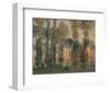 Poplars at Giverny, Sunrise, 1888-Claude Monet-Framed Art Print