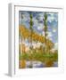 Poplars at Giverny-Claude Monet-Framed Art Print