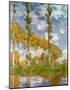 Poplars at Giverny-Claude Monet-Mounted Art Print