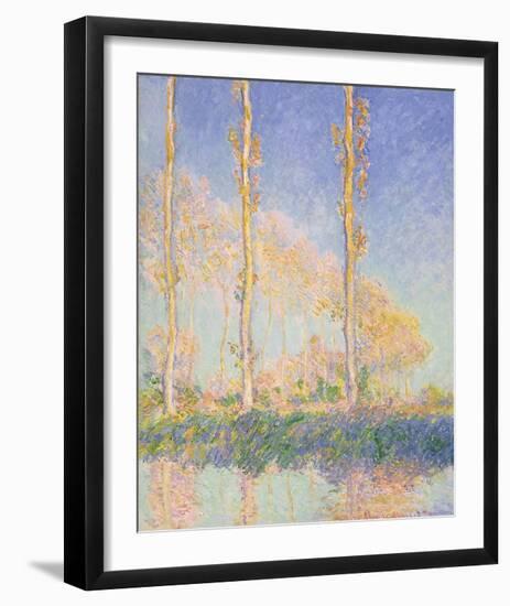 Poplars (Autumn), 1891-Claude Monet-Framed Giclee Print