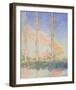 Poplars (Autumn), 1891-Claude Monet-Framed Giclee Print