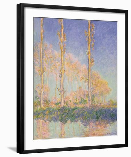 Poplars (Autumn), 1891-Claude Monet-Framed Art Print