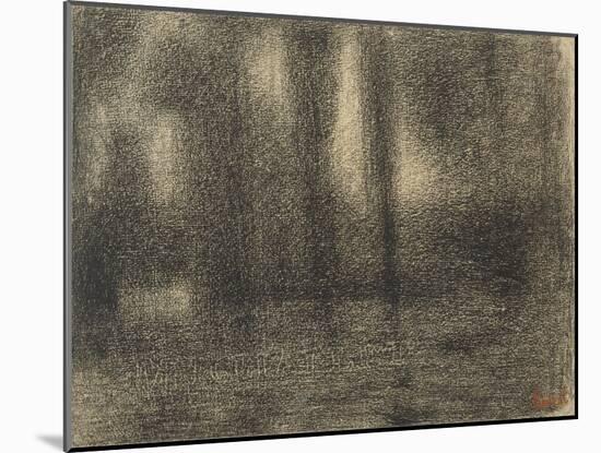 Poplars, c.1883-4-Georges Pierre Seurat-Mounted Giclee Print