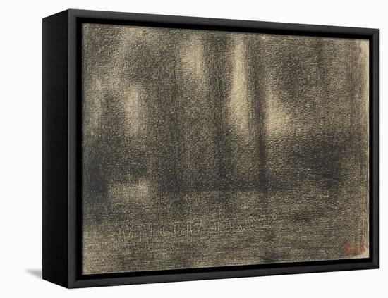 Poplars, c.1883-4-Georges Pierre Seurat-Framed Stretched Canvas