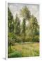 Poplars, Éragny, 1895-Camille Pissarro-Framed Giclee Print