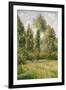 Poplars, Éragny, 1895-Camille Pissarro-Framed Giclee Print