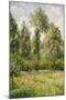 Poplars, Eragny-Camille Pissarro-Mounted Art Print