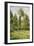 Poplars, Eragny-Camille Pissarro-Framed Art Print