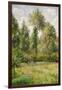 Poplars, Eragny-Camille Pissarro-Framed Art Print