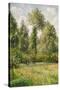 Poplars, Eragny-Camille Pissarro-Stretched Canvas