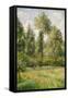 Poplars, Eragny-Camille Pissarro-Framed Stretched Canvas