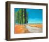 Poplars II-null-Framed Art Print