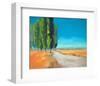 Poplars II-null-Framed Art Print