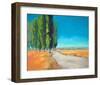 Poplars II-null-Framed Art Print