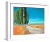 Poplars II-null-Framed Art Print