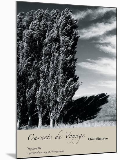 Poplars III-Chris Simpson-Mounted Giclee Print