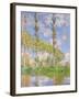 Poplars In The Sun-Claude Monet-Framed Giclee Print